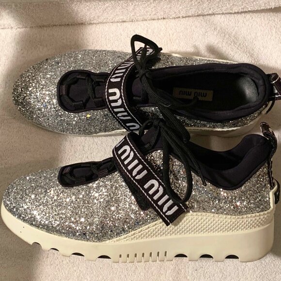 Miu Miu Shoes - 3 x *HP* SPARKLY, INSANELY GREAT MIU MIU SNEAKERS!!!!